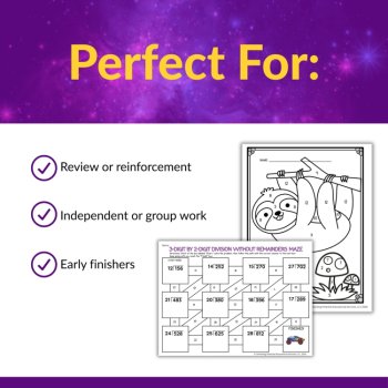 Differentiated Long Division Activities Bundle | Grades 4 and 5, image 4