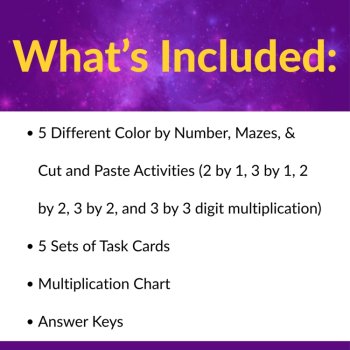Leveled Multi-Digit Multiplication Activities Bundle Grades 3, 4, and 5, image 2