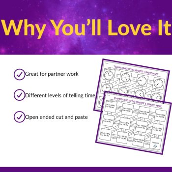 Telling Time Maze Activities | Hour, Half Hour, 5 Minutes & Minute Practice, image 3