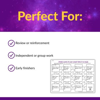 Telling Time Maze Activities | Hour, Half Hour, 5 Minutes & Minute Practice, image 4