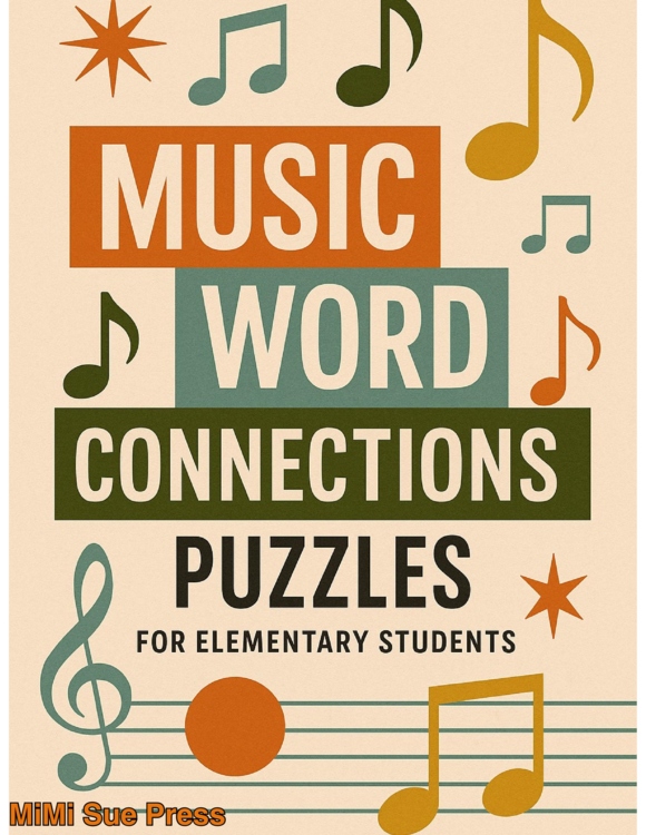 3 Elementary Music Word Connections Puzzles w/Answers