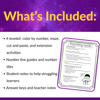 Rounding to the Nearest 10, 100, and 1,000 Math Center Activities  for 2nd & 3rd, image 2