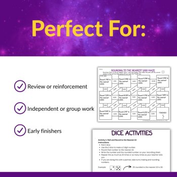 Rounding to the Nearest 10, 100, and 1,000 Math Center Activities  for 2nd & 3rd, image 4