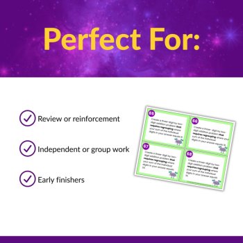 Multi-Digit Addition with Regrouping Word Problem Task Cards - Grades 2 and 3, image 4