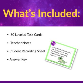 Regrouping Task Cards | 2nd, 3rd Grade Two-Digit Addition & Subtraction, image 2