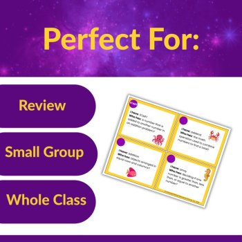 2nd Grade Math Vocabulary Games | 2.OA Group Activities & Task Cards, image 3