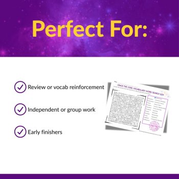 Crack the Code Math Vocabulary Activity Pack | 6 Activities for 4.OA Review, image 3