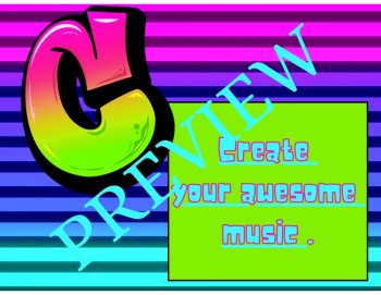 6 Music Room Rules Posters (Puffy Fade), image 4