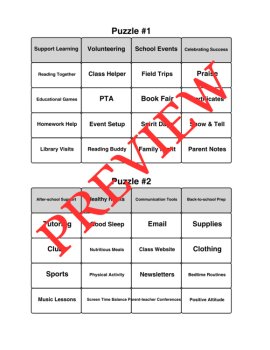 2 Meet the Teacher Word Connections Puzzles w/Answers (Back-to-School Game!), image 4