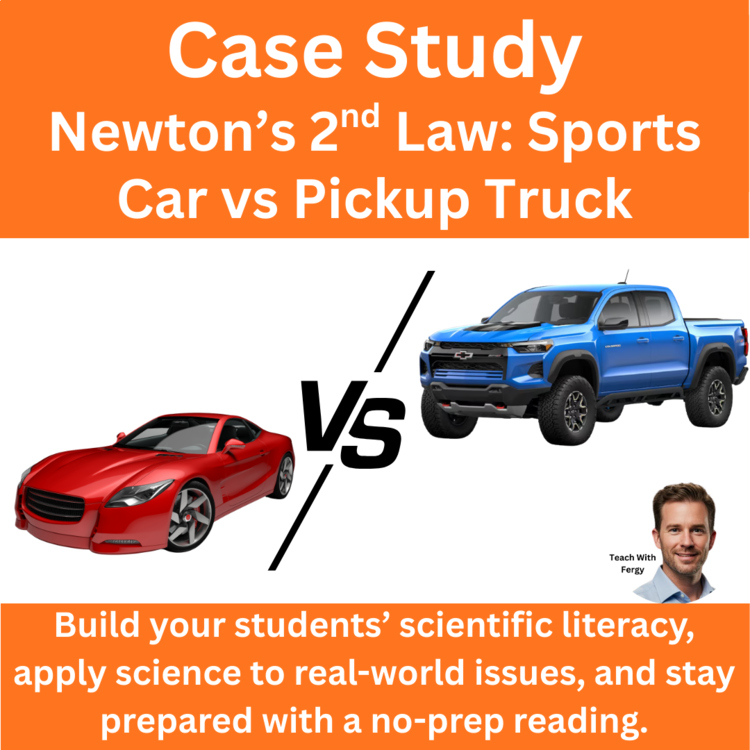 Newton's 2nd Law Case Study - Sports Car vs Truck | Physical Science Case Study