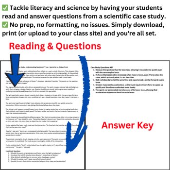Newton's 2nd Law Case Study - Sports Car vs Truck | Physical Science Case Study, image 2