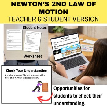 Newton's Second Law of Motion Lesson | Newtons 2nd Law, Mass and Acceleration, image 2