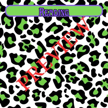 Lime Green Cheetah/Leopard Subject Headings 14 Digital Wallpapers/Backgrounds, image 3