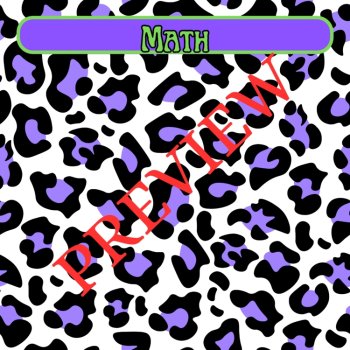 Purple Cheetah/Leopard Subject Headings 14 Digital Wallpapers/Backgrounds, image 2