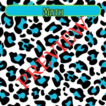 Aqua Cheetah/Leopard Subject Headings 14 Digital Wallpapers/Backgrounds 300 dpi, image 3