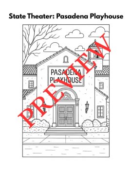 36 California State Symbols Coloring Pages (Words & Pictures), image 2
