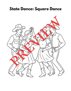 33 Texas State Symbols Coloring Pages (Words & Pictures), image 2