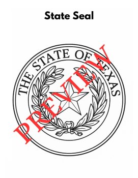 33 Texas State Symbols Coloring Pages (Words & Pictures), image 3