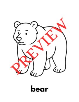 12 Letter B Coloring Pages Words & Pictures, image 2