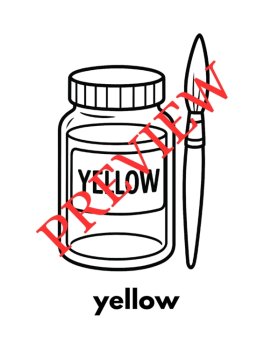12 Letter Y Coloring Pages Words & Pictures, image 3