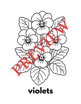 12 Letter V Coloring Pages Words & Pictures, image 3