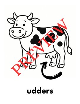 12 Letter U Coloring Pages Words & Pictures, image 2