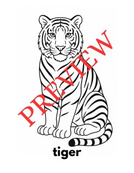 12 Letter T Coloring Pages Words & Pictures, image 3