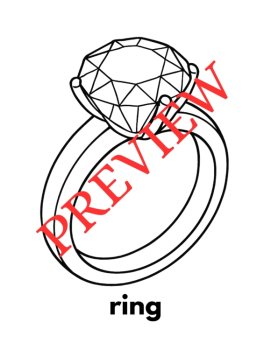 12 Letter R Coloring Pages Words & Pictures, image 3