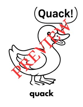 12 Letter Q Coloring Pages Words & Pictures, image 2