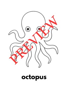 12 Letter O Coloring Pages Words & Pictures, image 2