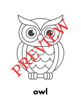 12 Letter O Coloring Pages Words & Pictures, image 4
