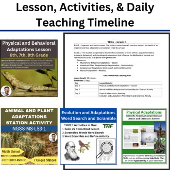S.8.13.C - Variations of Traits and Adaptations for Survival | TEKS 8th Grade, image 3