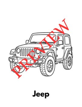 12 Letter J Coloring Pages Words & Pictures, image 2