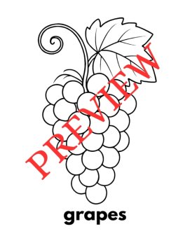 12 Letter G Coloring Pages Words & Pictures, image 4