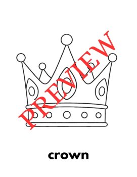 12 Letter C Coloring Pages Words & Pictures, image 4