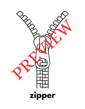 12 Letter Z Coloring Pages Words & Pictures, image 3