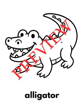 12 Letter A Coloring Pages Words & Pictures, image 2