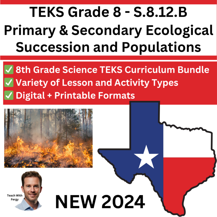 S.8.12.B - Primary & Secondary Ecological Succession | TEKS Science 8th Grade