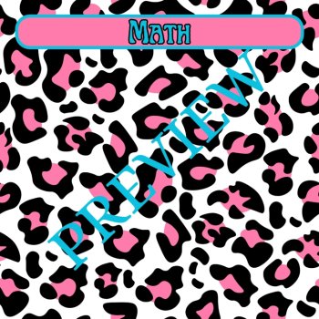 14 Pink Cheetah/Leopard Subject Headings Digital Wallpapers/Backgrounds 300 dpi, image 2