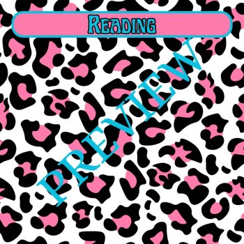 14 Pink Cheetah/Leopard Subject Headings Digital Wallpapers/Backgrounds 300 dpi, image 3