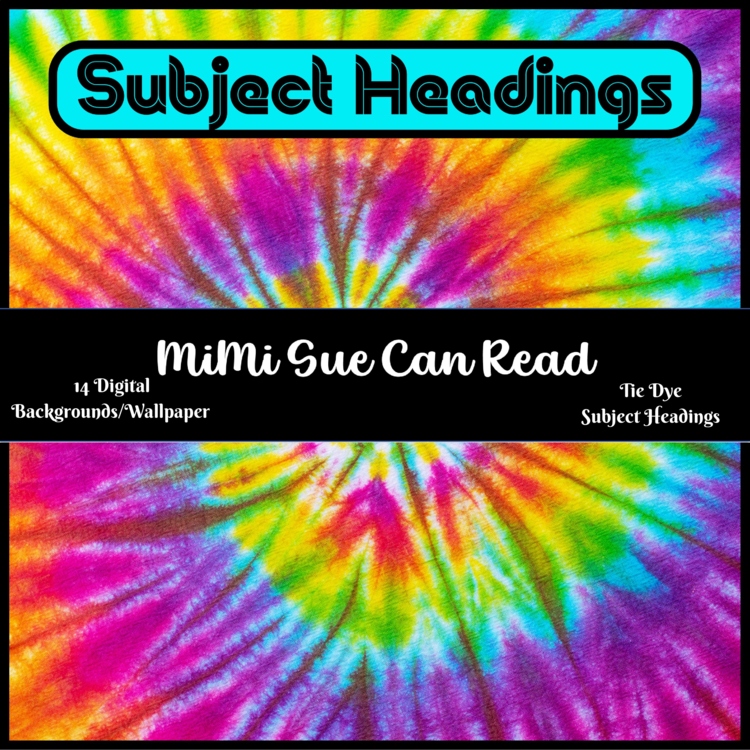 Tie Dye Subject Headings 14 Digital Wallpapers/Backgrounds 300 dpi