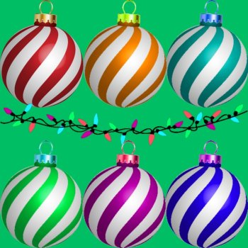 Christmas Ornaments! 14 Digital Backgrounds/Wallpapers 300 dpi, image 2