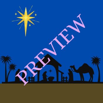 Peaceful Nativity Scenes/14 Digital Visuals Depicting Jesus' Birth, image 2