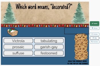 A Christmas Memory (Truman Capote) Vocabulary Boom™ Cards Set #2 (of 3) 42 Cards, image 4
