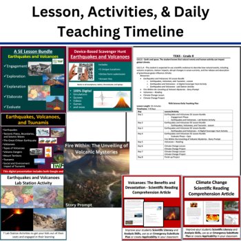 S.8.11.A - Natural Events & Climate - Volcanoes & Earthquakes | TEKS 8th Grade, image 2
