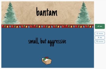 A Christmas Memory (Truman Capote) Vocabulary Boom™ Cards Set #1 (of 3) 42 Cards, image 2