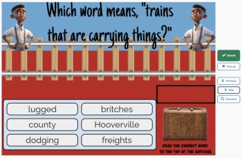 Bud, Not Buddy Vocabulary Boom™ Cards Set #3 (Chapter 8) 42 Cards, image 4