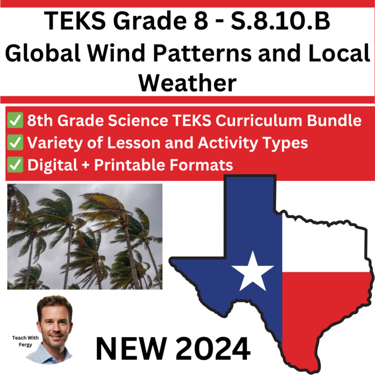S.8.10.B - Global Wind Patterns and Local Weather | TEKS Science 8th Grade