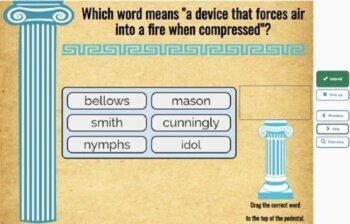 D'Aulaires' Book of Greek Myths Vocabulary Boom™ Cards BUNDLE/9 SETS, image 3