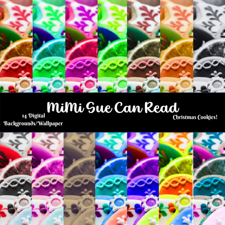 Christmas Cookies 14 Digital Backgrounds/Wallpapers 300 dpi
